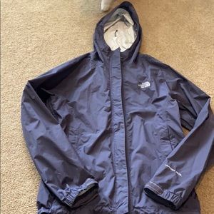 North Face rain coat